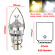 Dimmable B22 3W AC220V White Warm White LED Chandelier Candle Bulb