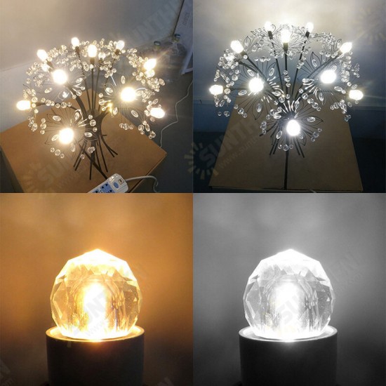 Dimmable Crystal Chandelier Bulb Glass Lamp Drop Light AC110V/220V 3W for G9 LED Pendant Light Chandeliers