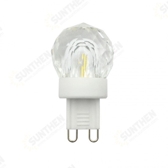 Dimmable Crystal Chandelier Bulb Glass Lamp Drop Light AC110V/220V 3W for G9 LED Pendant Light Chandeliers