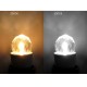 E12 Dimmable Pendant LED Glass Crystal Light Bulb 2 Color COB Replace Halogen Chandelier Pendant Light Lamps