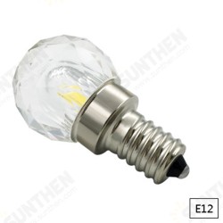 E12 Dimmable Pendant LED Glass Crystal Light Bulb 2 Color COB Replace Halogen Chandelier Pendant Light Lamps E12 Dimmable Pendant LED Glass Crystal Light Bulb 2 Color COB Replace Halogen Chandelier Pendant Light Lamps