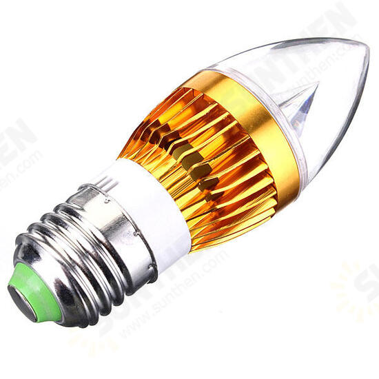 E12 E14 E27 B22 Dimmable 3W LED Chandelier Candle Light Bulb 220V