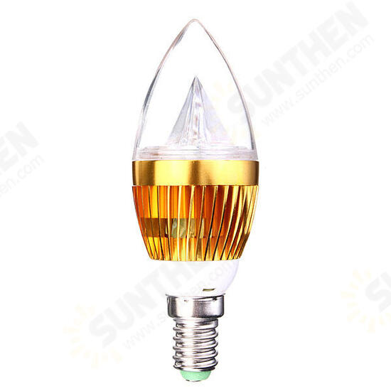 E12 E14 E27 B22 Dimmable 3W LED Chandelier Candle Light Bulb 220V