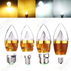 E12 E14 E27 B22 Dimmable 3W LED Chandelier Candle Light Bulb 220V E12 E14 E27 B22 Dimmable 3W LED Chandelier Candle Light Bulb 220V
