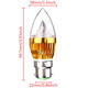 E12 E14 E27 B22 Dimmable 9W LED Chandelier Candle Light Bulb 220V