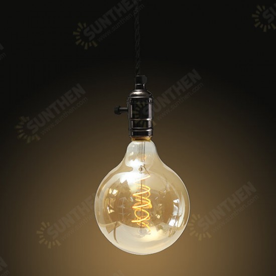E27 6W Dimmable ST64 G125 Warm White Soft Filament LED Light Bulb for Holiday AC220V E27 6W Dimmable ST64 G125 Warm White Soft Filament LED Light Bulb for Holiday AC220V