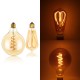 E27 6W Dimmable ST64 G125 Warm White Soft Filament LED Light Bulb for Holiday AC220V