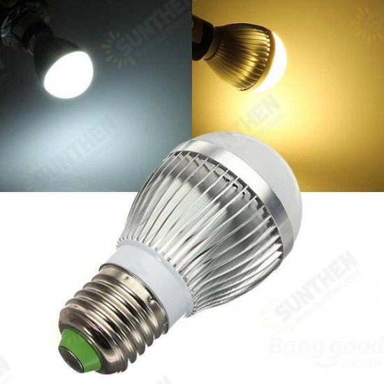 E27 Dimmable 3W Warm White/White AC 220V LED Globe Light Bulbs