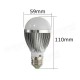 E27 Dimmable 5W Warm White/White AC 220V LED Globe Light Bulbs