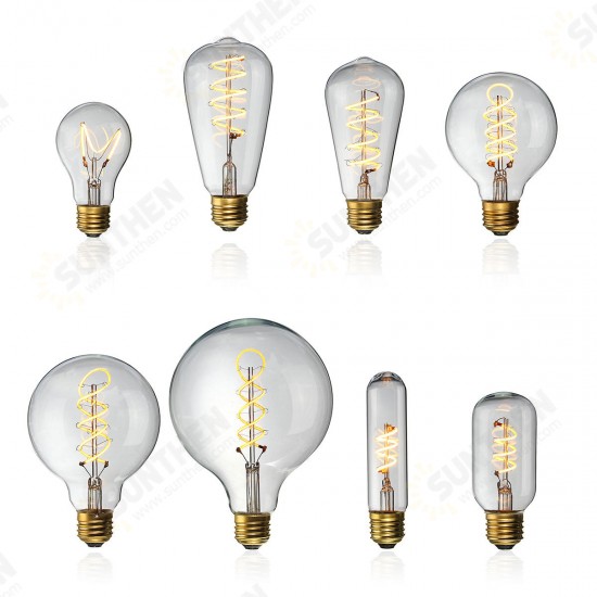 E27 Dimmable COB LED Vintage Retro Industrial Edison Lamp Indoor Lighting Filament Light Bulb AC110V