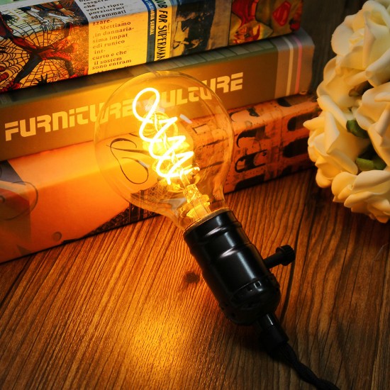 E27 Dimmable COB LED Vintage Retro Industrial Edison Lamp Indoor Lighting Filament Light Bulb AC110V