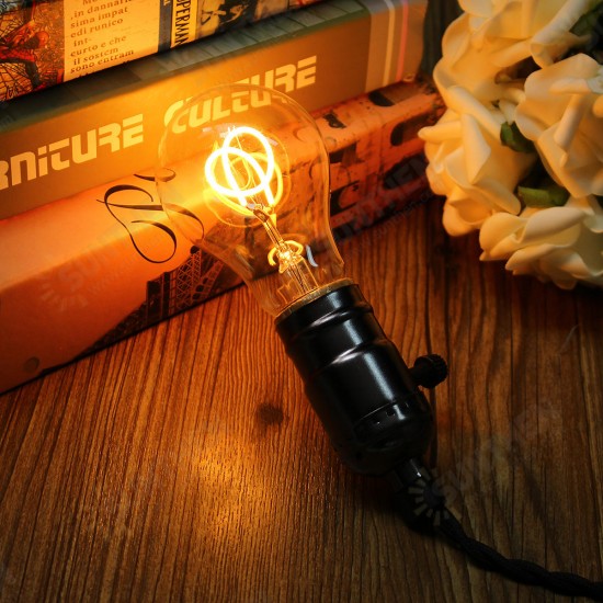 E27 Dimmable COB LED Vintage Retro Industrial Edison Lamp Indoor Lighting Filament Light Bulb AC220V