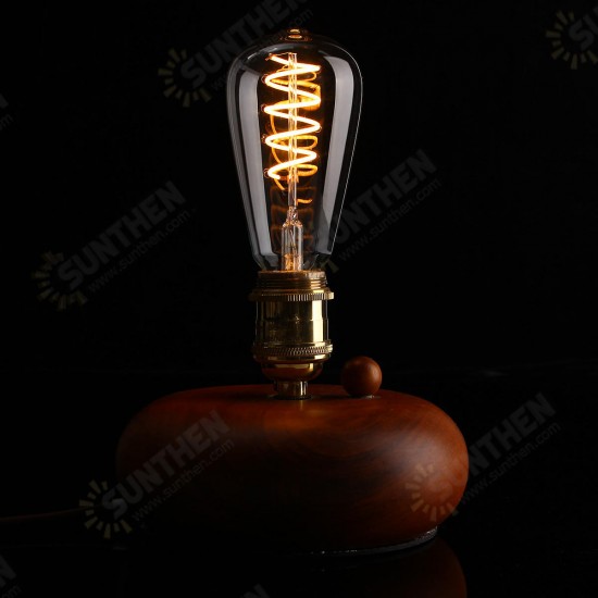 E27 Dimmable COB LED Vintage Retro Industrial Edison Lamp Indoor Lighting Filament Light Bulb AC220V