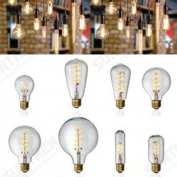 E27 Dimmable COB LED Vintage Retro Industrial Edison Lamp Indoor Lighting Filament Light Bulb AC220V E27 Dimmable COB LED Vintage Retro Industrial Edison Lamp Indoor Lighting Filament Light Bulb AC220V