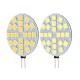 G4 3W Dimmable SMD5050 24LEDs Warm White Pure White Ligth Bulb DC12V