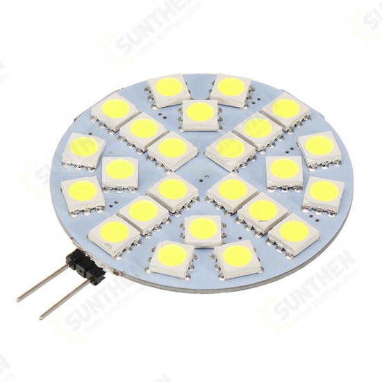 G4 3W Dimmable SMD5050 24LEDs Warm White Pure White Ligth Bulb DC12V