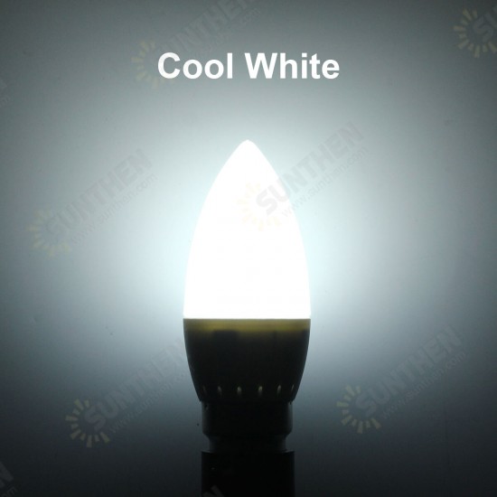 220V 3W 200LM E14/B22 LED Candle Filament Light Bulbs Lamps