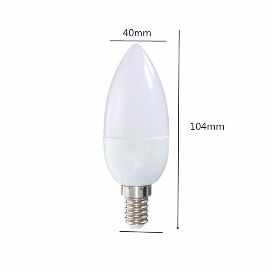 220V 3W 200LM E14/B22 LED Candle Filament Light Bulbs Lamps
