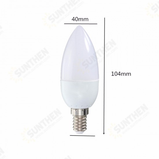 220V 3W 200LM E14/B22 LED Candle Filament Light Bulbs Lamps