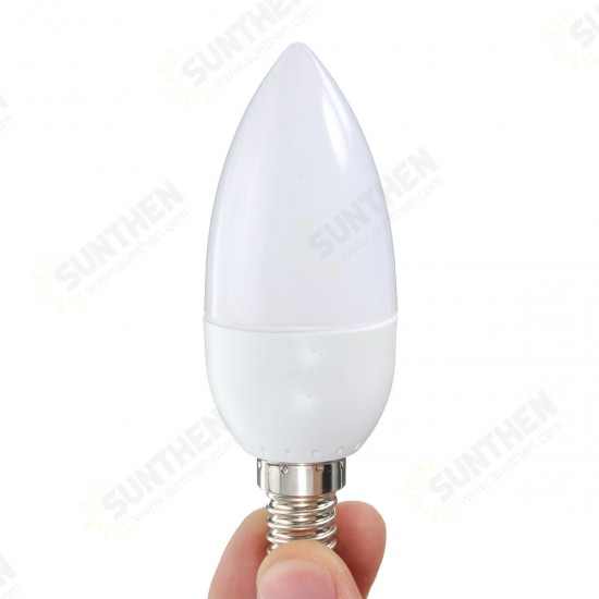 220V 3W 200LM E14/B22 LED Candle Filament Light Bulbs Lamps