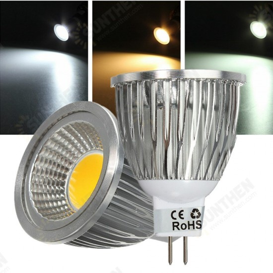 MR16 5W 500-550LM Dimmable COB LED Spot Lamp Light Bulbs DC/AC 12V MR16 5W 500-550LM Dimmable COB LED Spot Lamp Light Bulbs DC/AC 12V