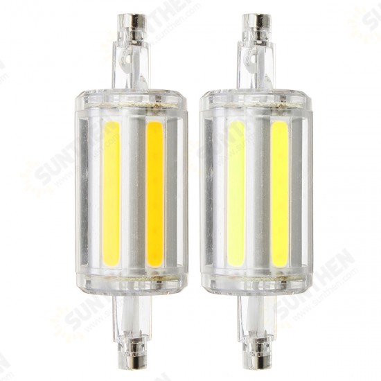 R7S 8W COB Yes/No Dimmable Pure White Warm White LED Corn Light Bulb AC85-265V