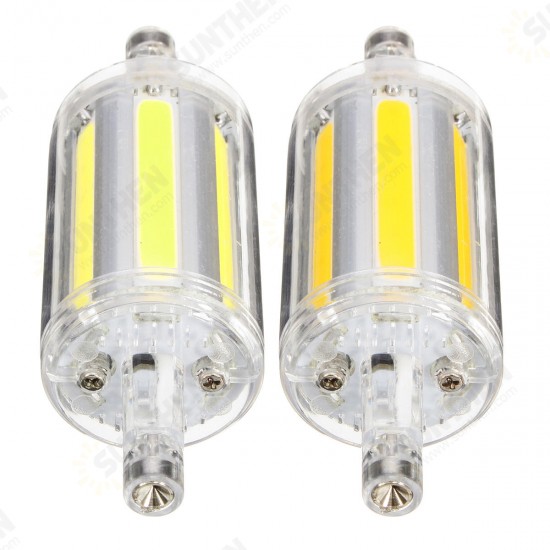 R7S 8W COB Yes/No Dimmable Pure White Warm White LED Corn Light Bulb AC85-265V