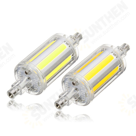 R7S 8W COB Yes/No Dimmable Pure White Warm White LED Corn Light Bulb AC85-265V