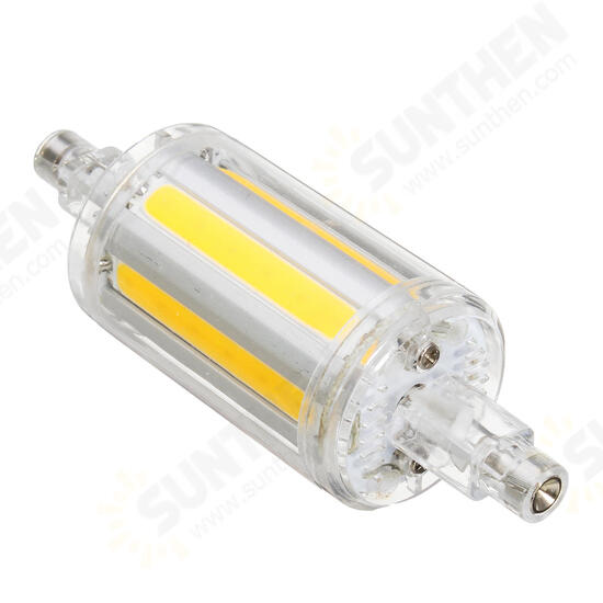 R7S 8W COB Yes/No Dimmable Pure White Warm White LED Corn Light Bulb AC85-265V