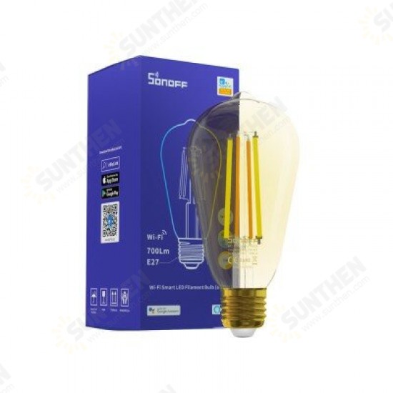 B02-F Smart Wi-Fi LED Filament Bulb