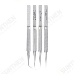 0.1mm WL High Precision Tweezers Bend Straight Stainless Steel BGA Motherboard Jump Fly Wire Tweezer 0.1mm WL High Precision Tweezers Bend Straight Stainless Steel BGA Motherboard Jump Fly Wire Tweezer