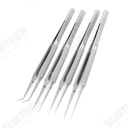 0.1mm WL High Precision Tweezers Bend Straight Stainless Steel BGA Motherboard Jump Fly Wire Tweezer 0.1mm WL High Precision Tweezers Bend Straight Stainless Steel BGA Motherboard Jump Fly Wire Tweezer