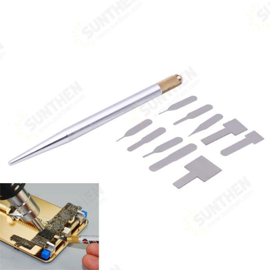 10 in 1 IC Chip Repair Thin Blade Tool Cell Phone CPU Remover Burin Pratical Repair Hand Tool for iPhone