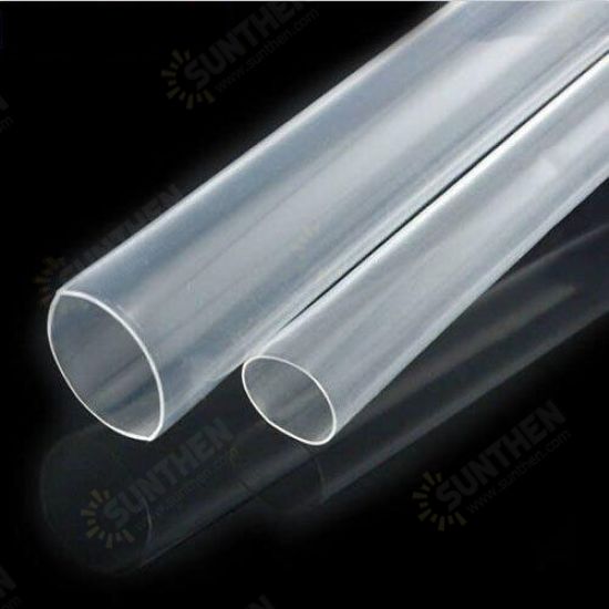 10mm 200mm/500mm/1m/2m/3m/5m Clear Heat Shrink Tube Electrical Sleeving Car Cable Wire Heatshrink Tubing Wrap