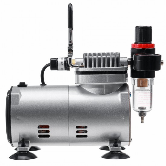 110/220V Portable Piston Airbrush Compressor High Pressure Spray Gun Pump For Spraying