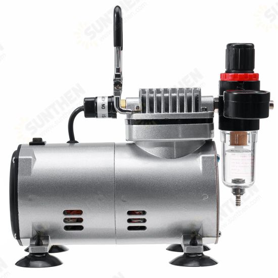 110/220V Portable Piston Airbrush Compressor High Pressure Spray Gun Pump For Spraying 110/220V Portable Piston Airbrush Compressor High Pressure Spray Gun Pump For Spraying