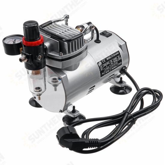 110/220V Portable Piston Airbrush Compressor High Pressure Spray Gun Pump For Spraying 110/220V Portable Piston Airbrush Compressor High Pressure Spray Gun Pump For Spraying