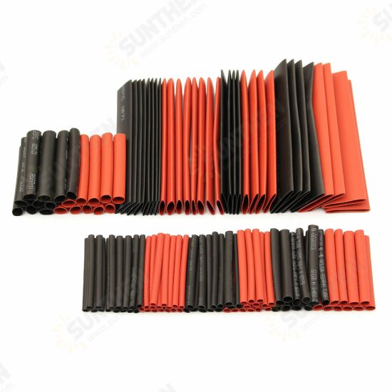 127Pcs Halogen-Free 2:1 Heat Shrink Tubing Wire Cable Sleeving Wrap Wire Kit 127Pcs Halogen-Free 2:1 Heat Shrink Tubing Wire Cable Sleeving Wrap Wire Kit