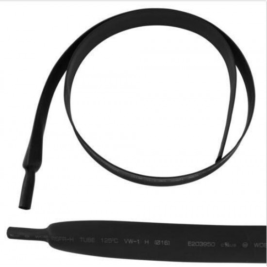 13mm 200mm/500mm/1m/2m/3m/5m Black Heat Shrink Tube Electrical Sleeving Car Cable Wire Heatshrink Tubing Wrap