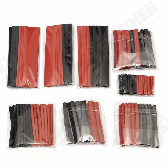 150 PCS Halogen-Free 2:1 Heat Shrink Tubing Wire Cable Sleeving Wrap Wire Set