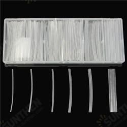 150Pcs Transparent Polyolefin 2:1 Halogen-Free Heat Shrink Tubing Kit 6 Sizes 150Pcs Transparent Polyolefin 2:1 Halogen-Free Heat Shrink Tubing Kit 6 Sizes