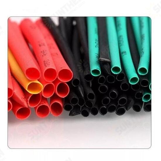 1640Pcs Polyolefin Shrinking Assorted Heat Shrink Tube Wire Cable Insulated Sleeving Tubing Set