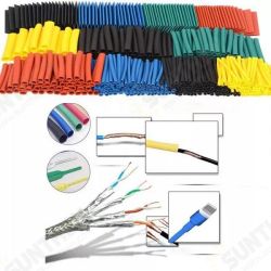 1640Pcs Polyolefin Shrinking Assorted Heat Shrink Tube Wire Cable Insulated Sleeving Tubing Set 1640Pcs Polyolefin Shrinking Assorted Heat Shrink Tube Wire Cable Insulated Sleeving Tubing Set
