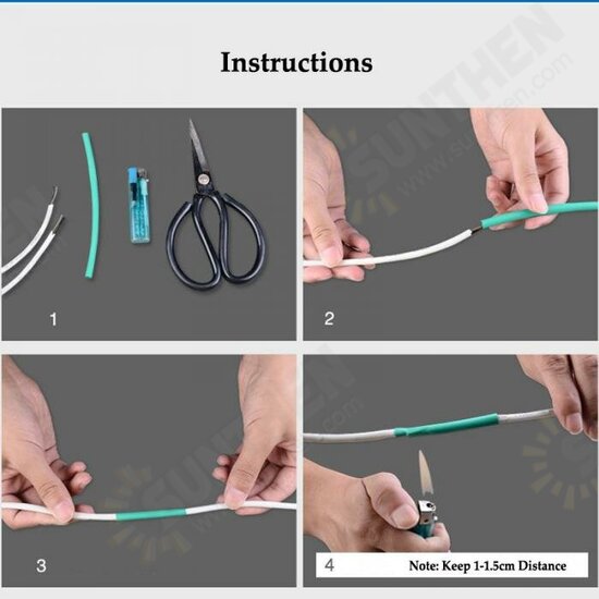 164Pcs Polyolefin Shrinking Assorted Heat Shrink Tube Wire Cable Insulated Sleeving Tubing Set 164Pcs Polyolefin Shrinking Assorted Heat Shrink Tube Wire Cable Insulated Sleeving Tubing Set