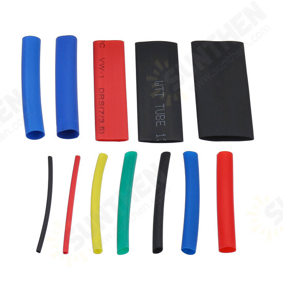 164Pcs/530Pcs/560Pcs Heat Shrink Tube Solder Seal Heat Shrink Butt Wire Connectors Terminals Waterproof