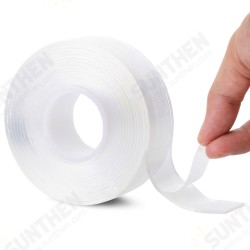 1M/2M/5M 1*30mm Nano Tape Double-sided Tape Transparent No Trail Reusable Waterproof Tape Can Clean Household Gekkotape 1M/2M/5M 1*30mm Nano Tape Double-sided Tape Transparent No Trail Reusable Waterproof Tape Can Clean Household Gekkotape