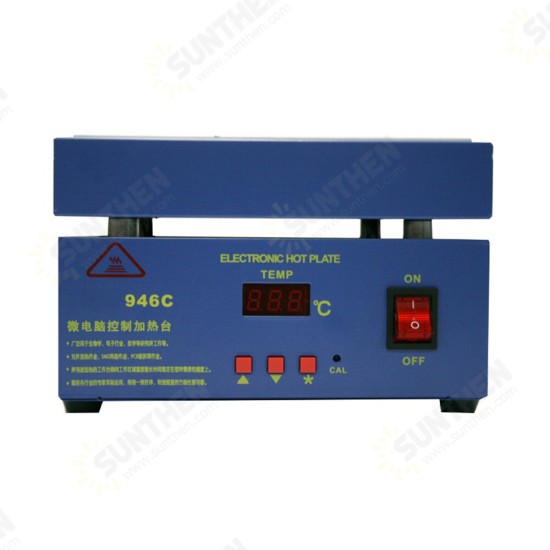 200x200mm 946C 110 220V 850W Hot Plate Preheat Preheating Desoldering Station for PCB SMD Heating 200x200mm 946C 110 220V 850W Hot Plate Preheat Preheating Desoldering Station for PCB SMD Heating