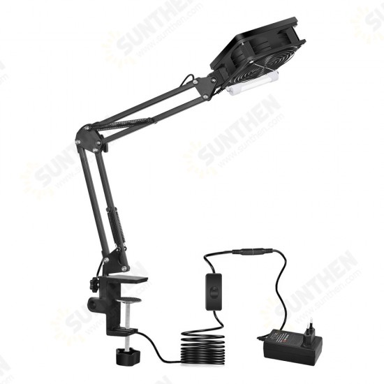 220V Soldering Exhaust Fan Welding soldering fume extractors with Energy-Saving Lamp Soldering Tool 220V Soldering Exhaust Fan Welding soldering fume extractors with Energy-Saving Lamp Soldering Tool