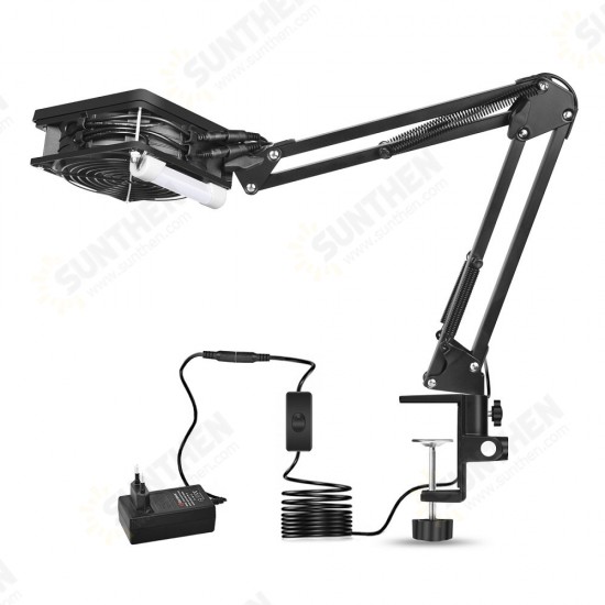 220V Soldering Exhaust Fan Welding soldering fume extractors with Energy-Saving Lamp Soldering Tool 220V Soldering Exhaust Fan Welding soldering fume extractors with Energy-Saving Lamp Soldering Tool
