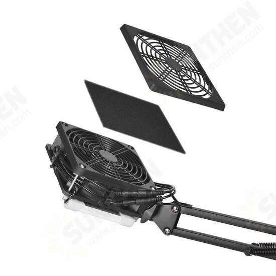 220V Soldering Exhaust Fan Welding soldering fume extractors with Energy-Saving Lamp Soldering Tool 220V Soldering Exhaust Fan Welding soldering fume extractors with Energy-Saving Lamp Soldering Tool